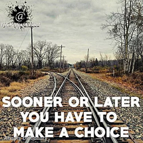 sooner or later